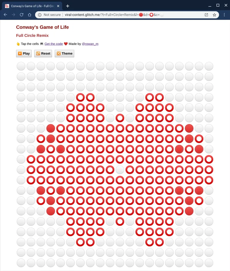 Preview for Conway's Game of Life