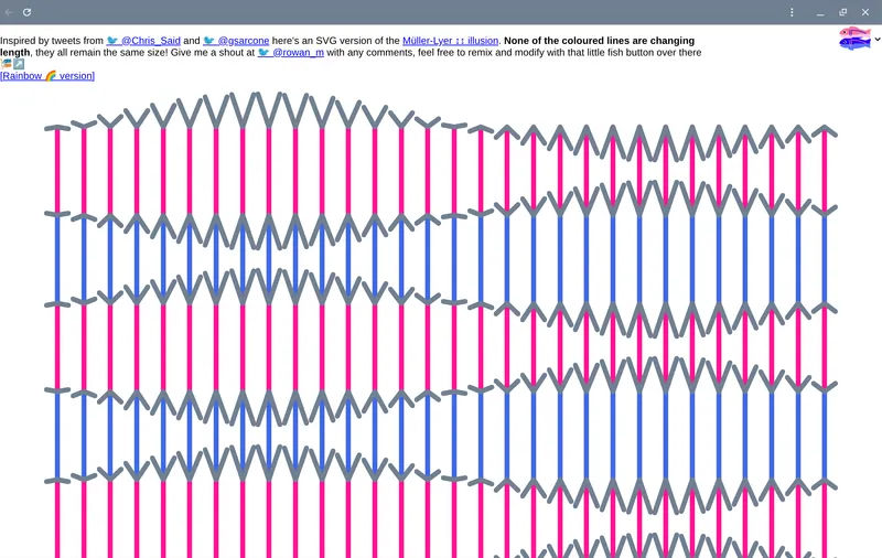 Preview for Müller-Lyer ↕↕ optical illusion